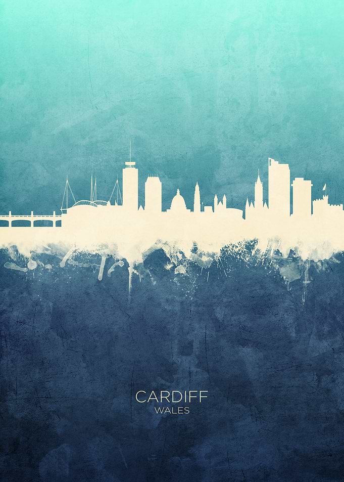 Cardiff Wales Skyline