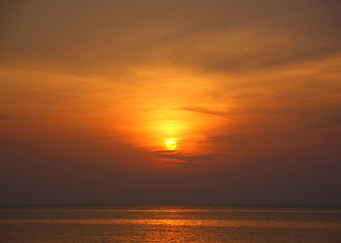 beautiful sun set