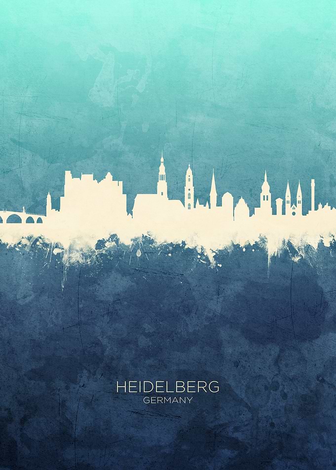 Heidelberg Germany Skyline