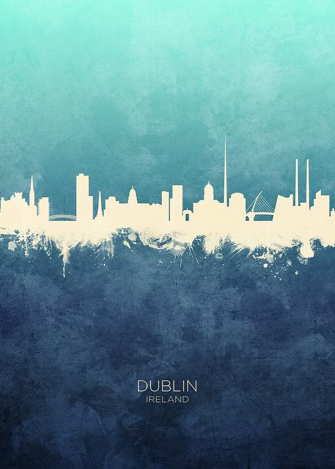 Dublin Ireland Skyline