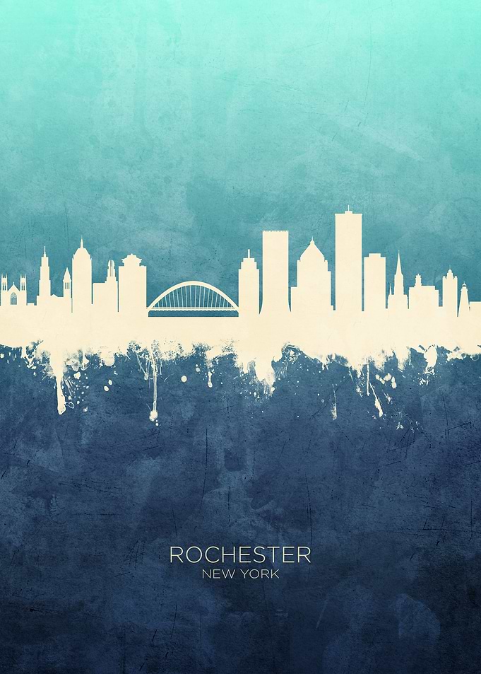 Rochester New York Skyline