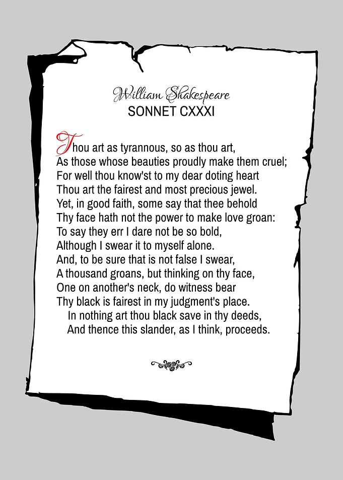 Shakespeare Sonnet 131