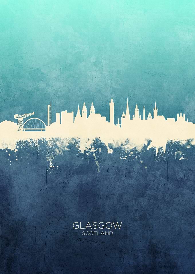 Glasgow Scotland Skyline