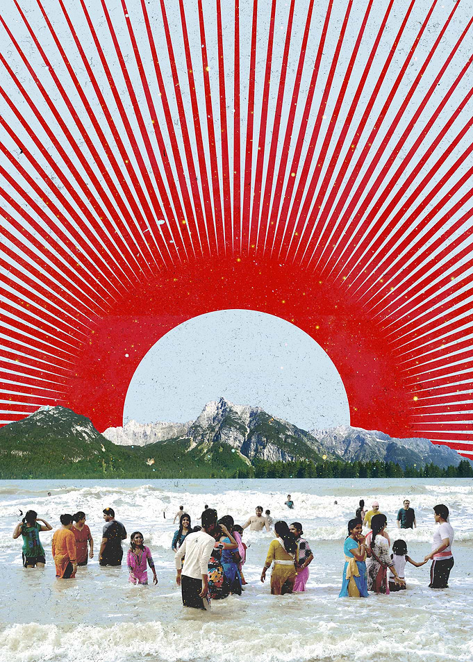 The Sea Bathing Red