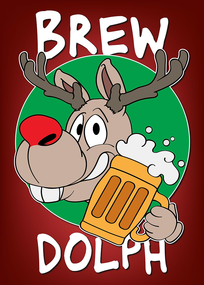 Brew Dolph Beer Christmas