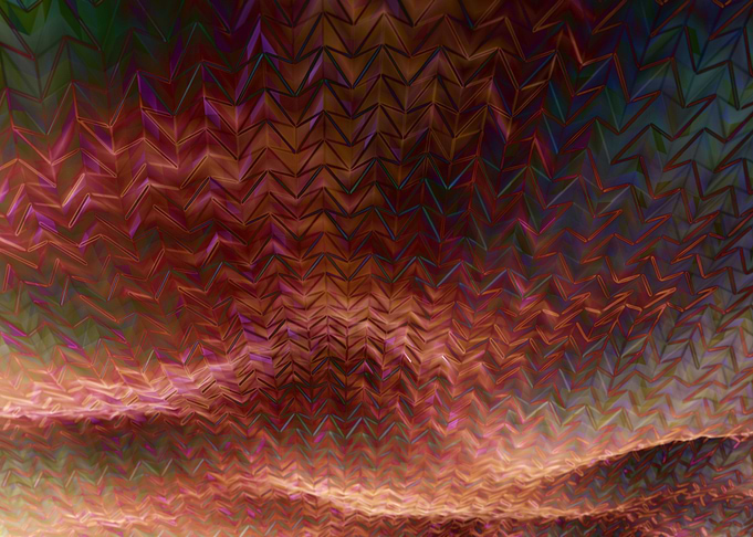 Copper Abstract Cloudscape