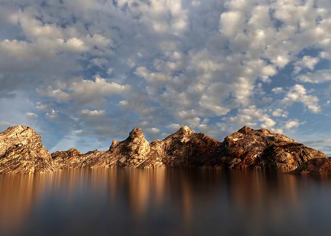 Colours of mountains