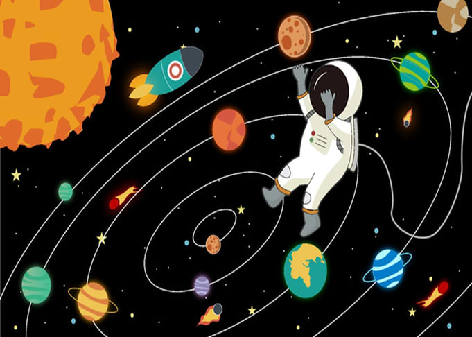 Space Planets Astronaut