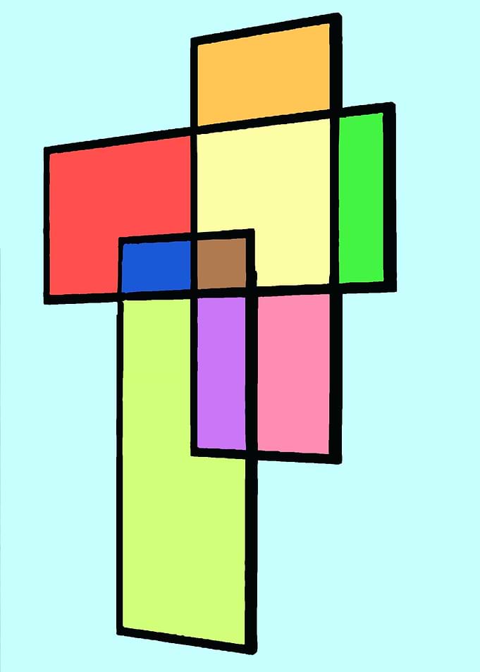 Pastel cubes