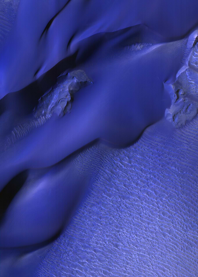 Mars Blue Dunes South