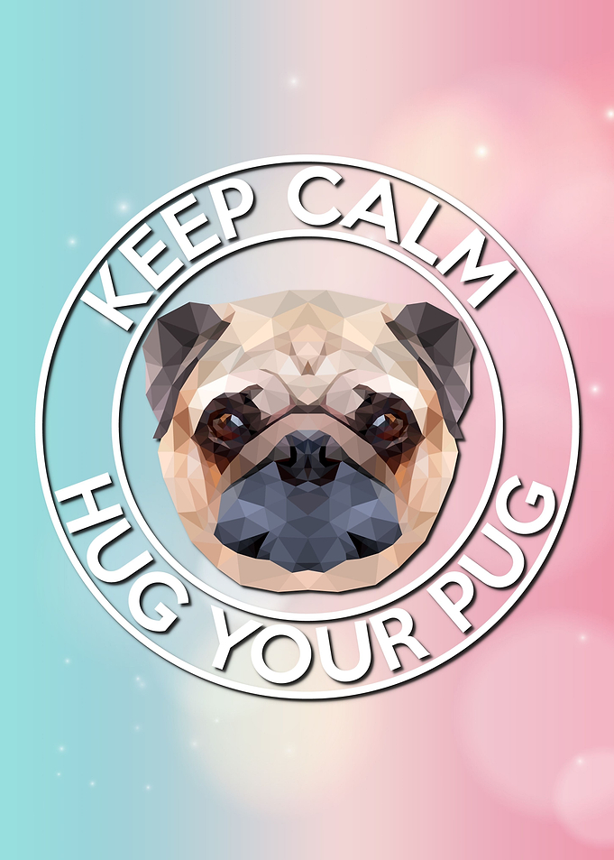 Calm and Hug Your Pug