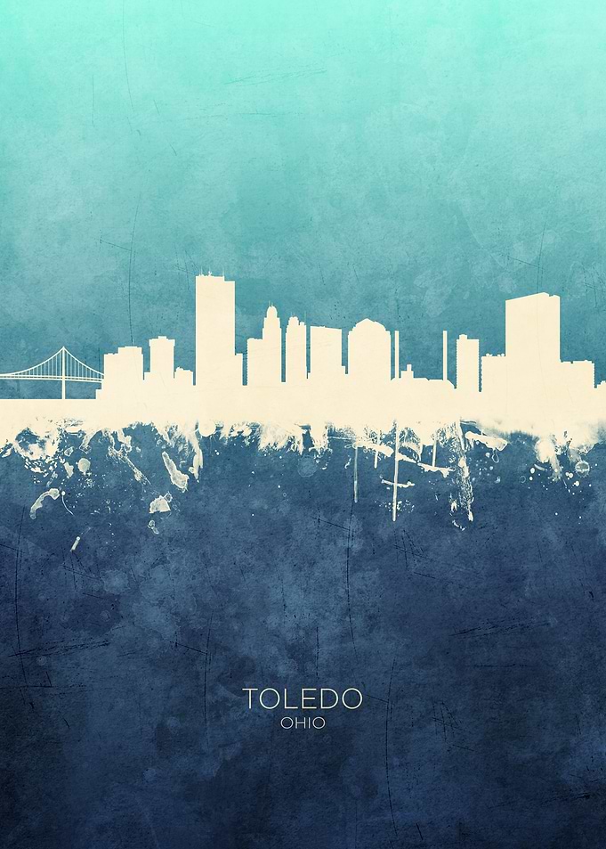 Toledo Ohio Skyline
