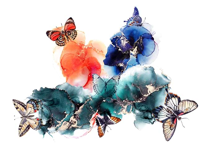 Watercolor Butterflies