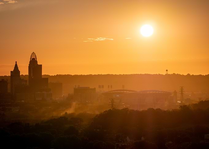 Paul Brown Stadium Sunrise