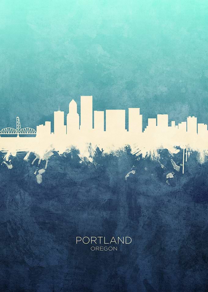 Portland Oregon Skyline