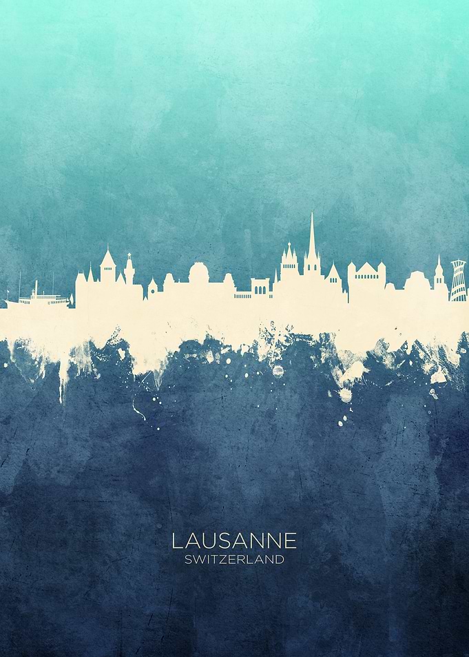 Lausanne Skyline