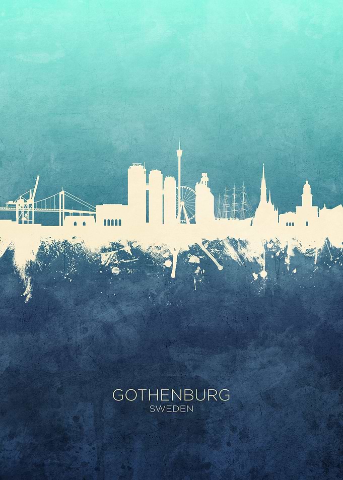 Gothenburg Sweden Skyline