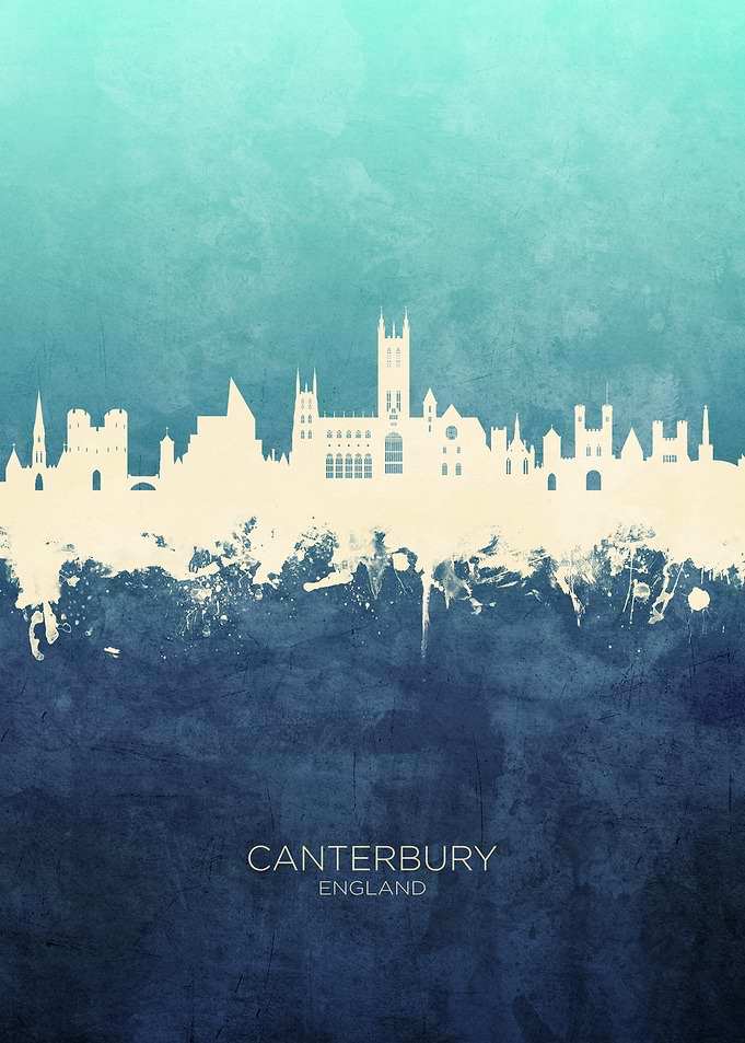Canterbury England Skyline