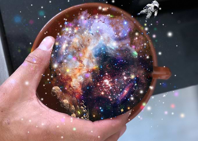 Universe in a coffee cup