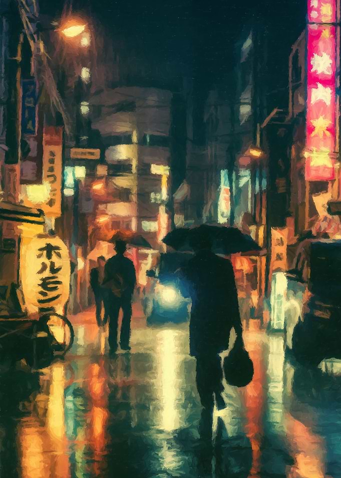 Street at night