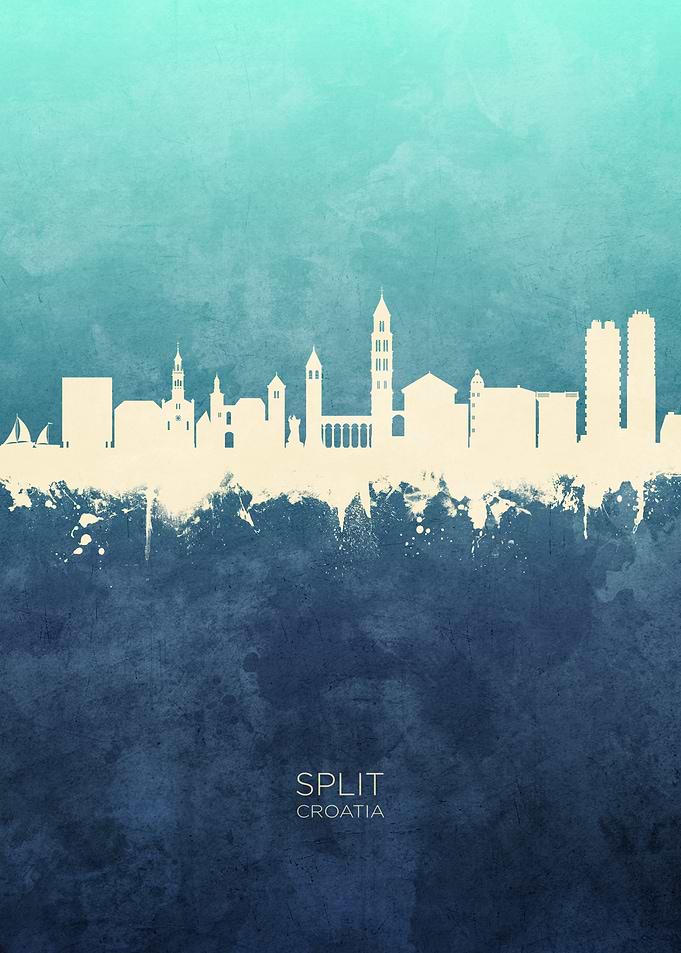 Split Croatia Skyline