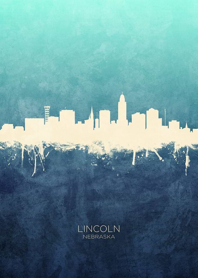 Lincoln Nebraska Skyline
