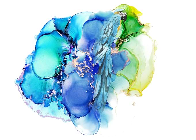 Watercolor Parrot