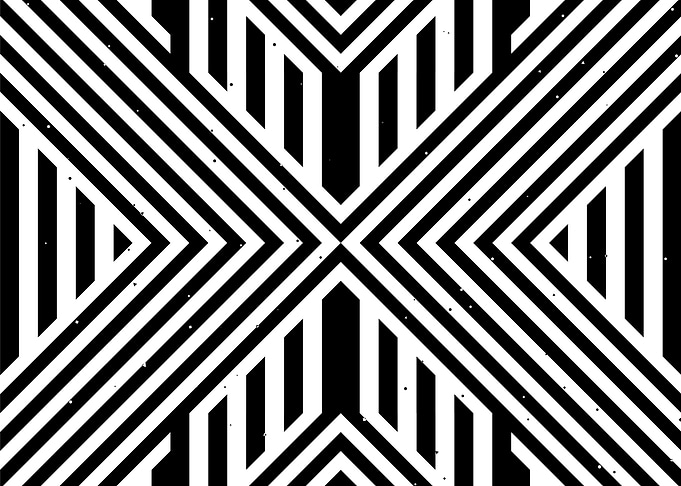 Pattern with striped lines