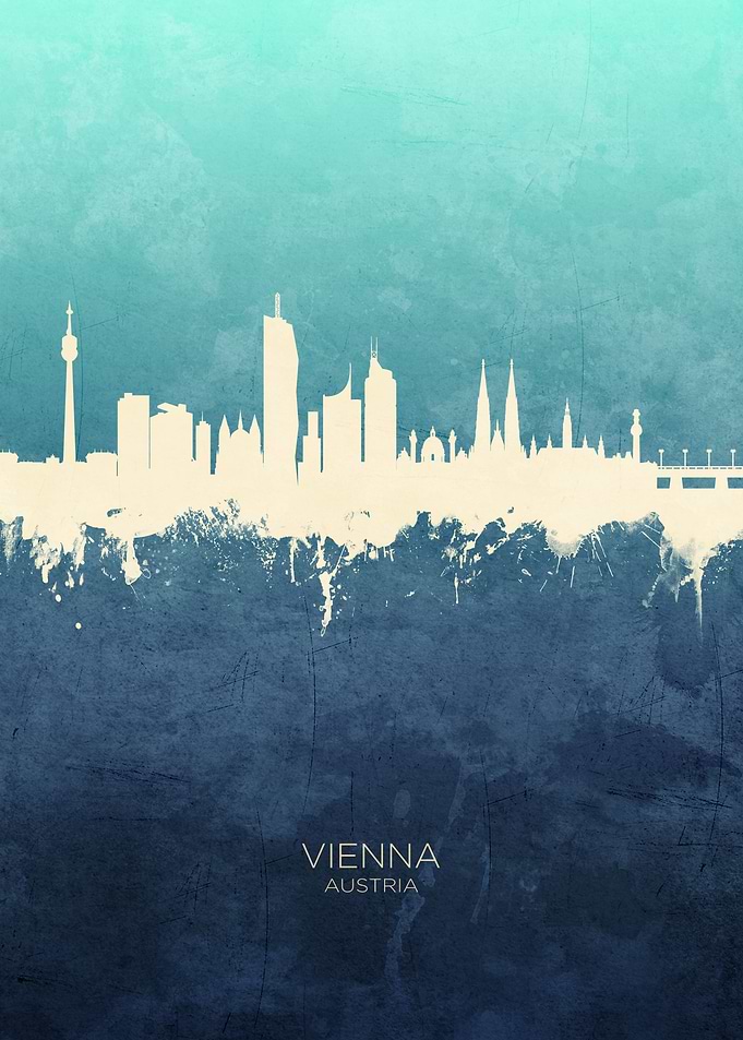 Vienna Austria Skyline