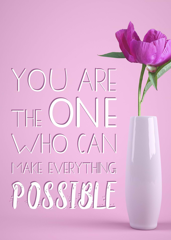 you are the ONE
