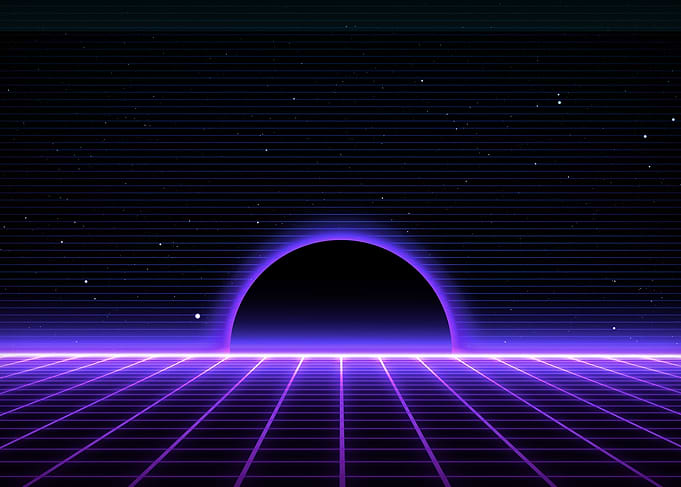 Retro SciFi Background