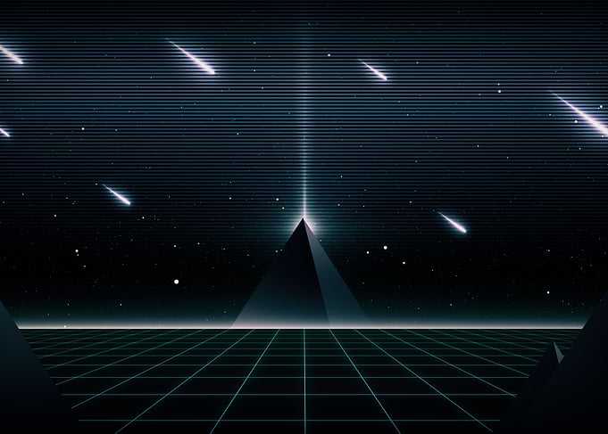 Retro SciFi Background