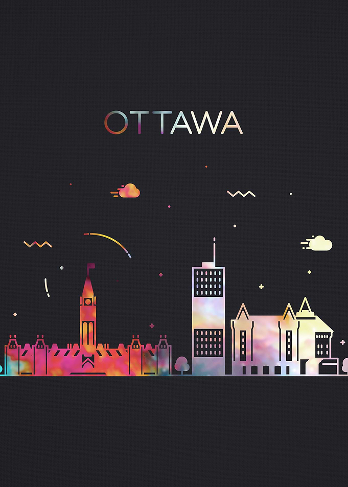 Ottawa City Skyline Art