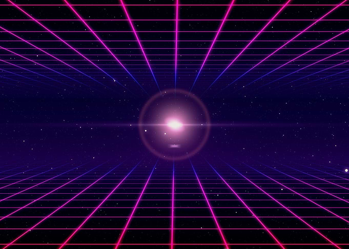 Retro SciFi Background