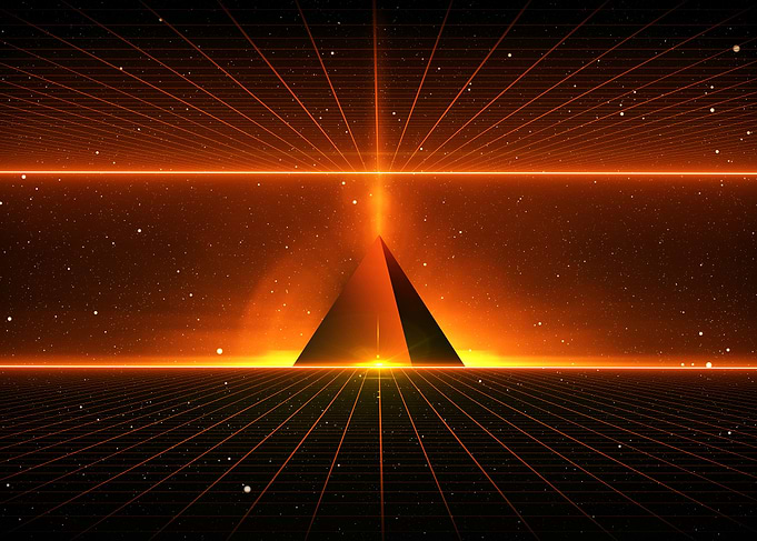 Retro SciFi Background