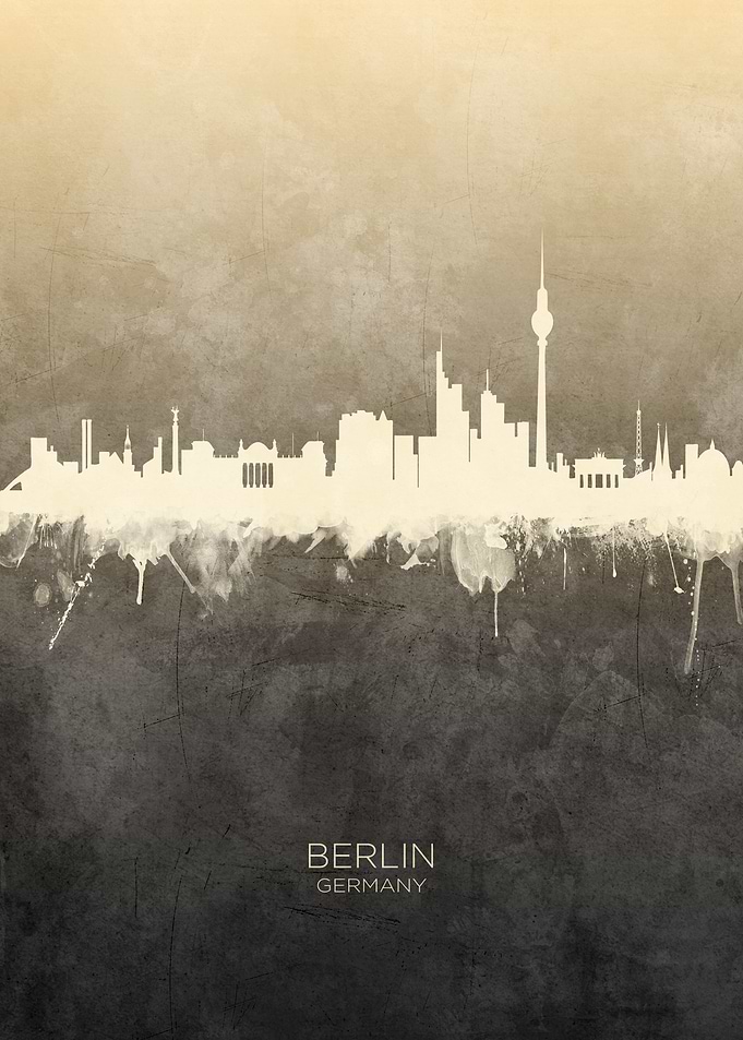 Berlin Germany Skyline
