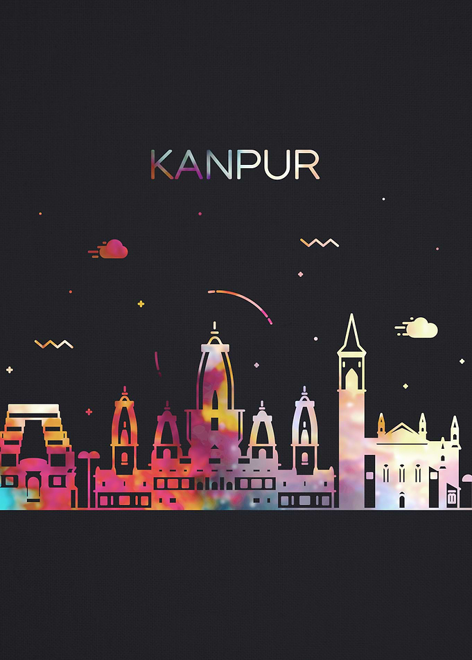 Kanpur City Skyline Art