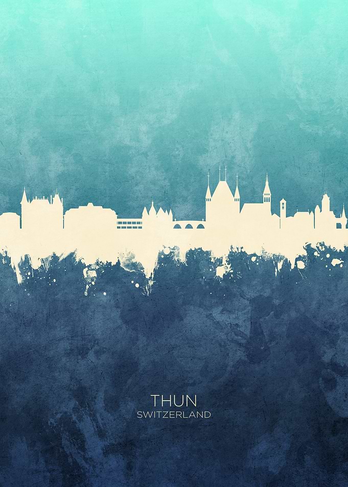 Thun Switzerland Skyline