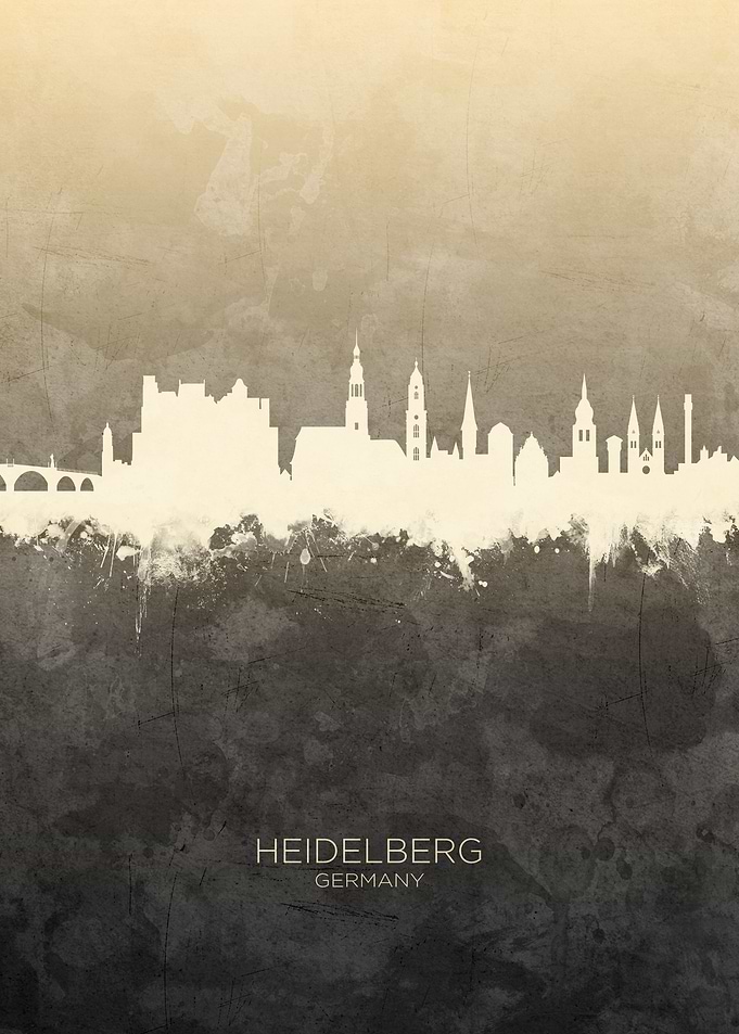 Heidelberg Germany Skyline