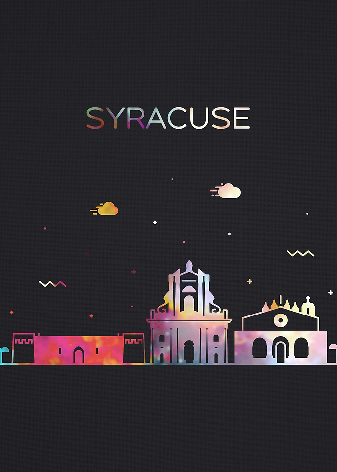 Syracuse City Skyline Art