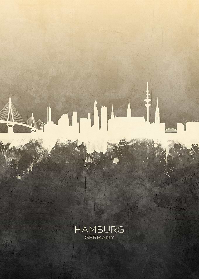 Hamburg Germany Skyline