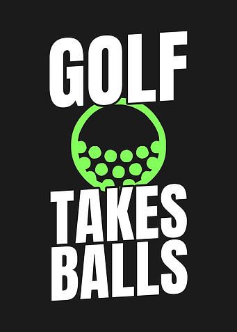 GOLF TAKES BALLS