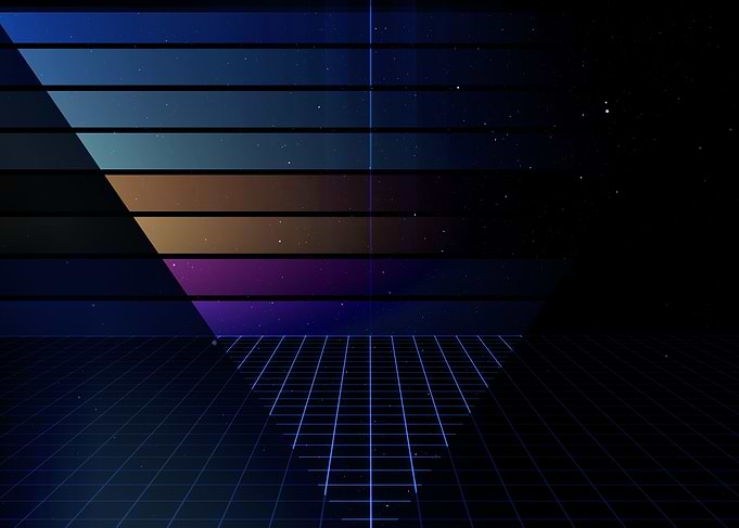 Retro SciFi Background