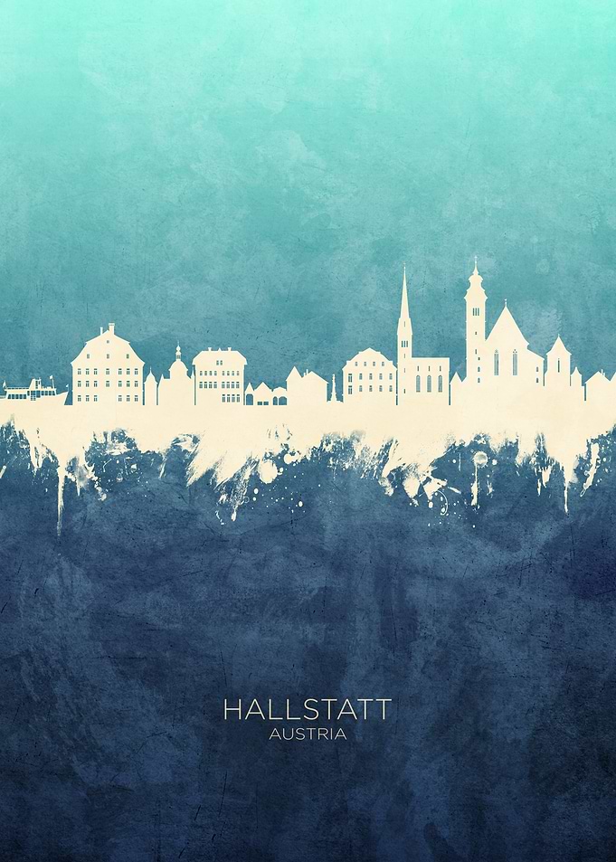 Hallstatt Austria Skyline