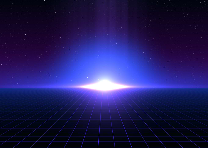 Retro SciFi Background