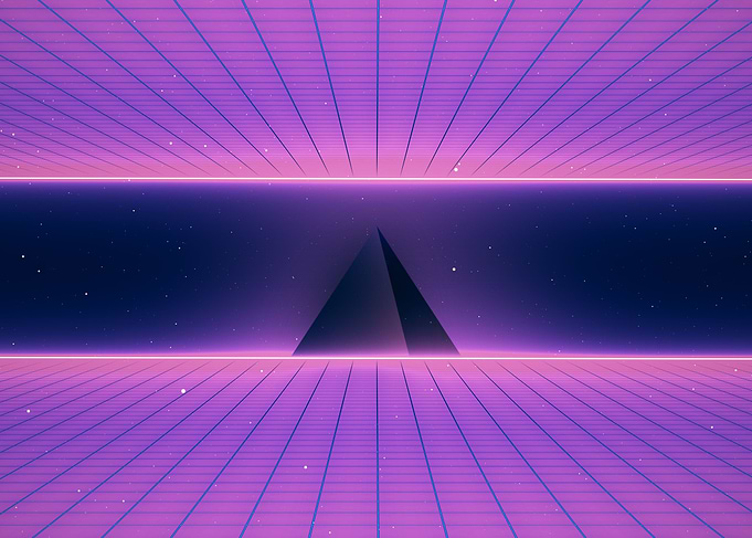 Retro SciFi Background