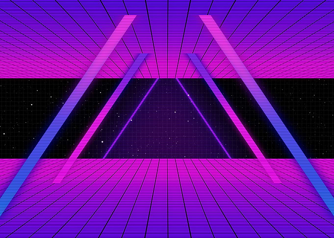 Retro SciFi Background