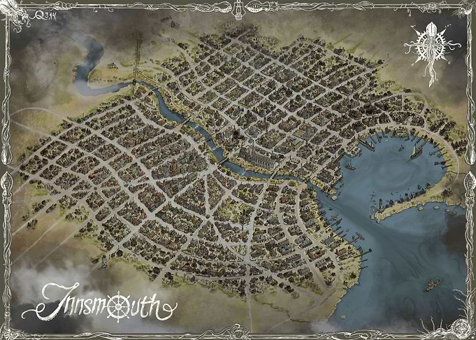 Innsmouth map