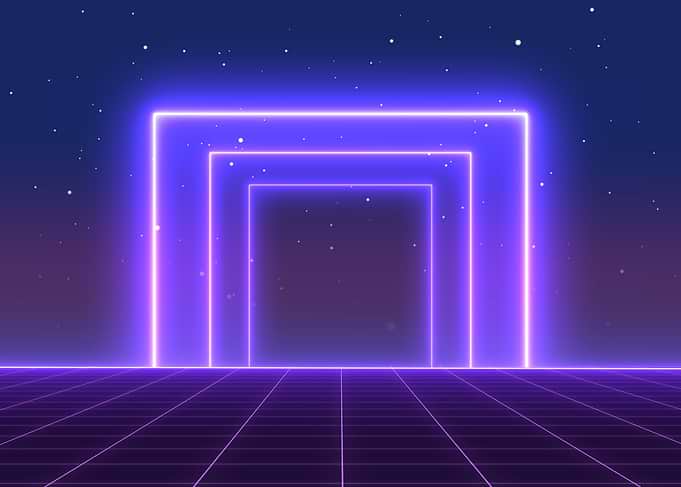 Retro SciFi Background