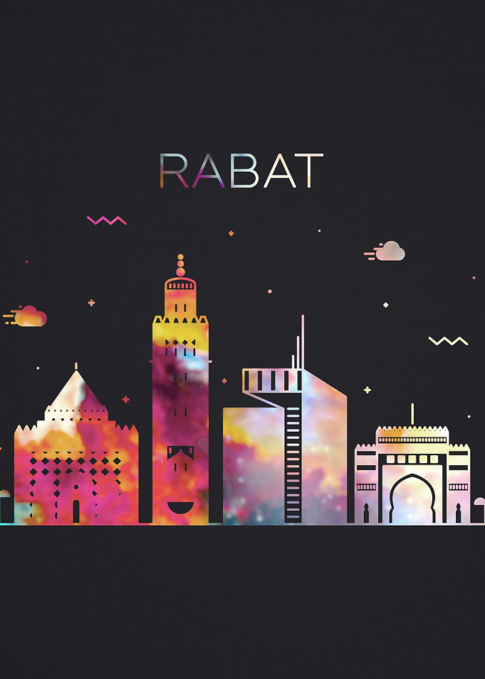 Rabat Morocco City Skyline